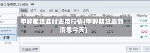 甲醉期货实时费用行情(甲醇期货最新消息今天)-第3张图片