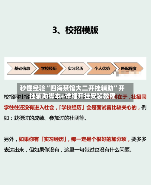 秒懂经验“四海茶馆大二开挂辅助”开挂辅助脚本+详细开挂安装教程-第3张图片