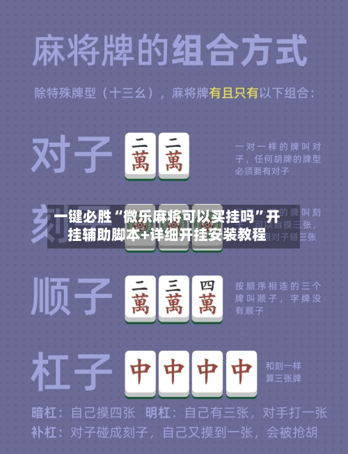 一键必胜“微乐麻将可以买挂吗”开挂辅助脚本+详细开挂安装教程-第2张图片