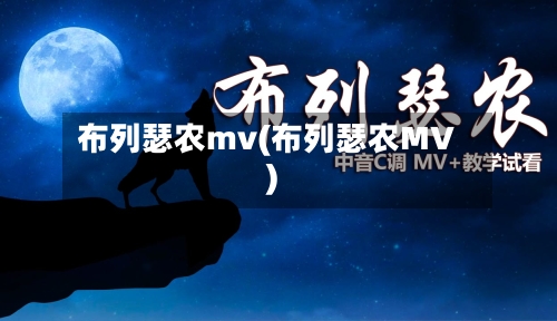布列瑟农mv(布列瑟农MV)-第2张图片
