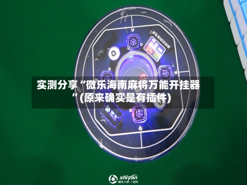 实测分享“微乐海南麻将万能开挂器”(原来确实是有插件)-第3张图片