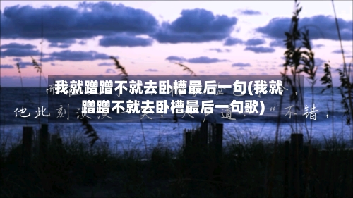 我就蹭蹭不就去卧槽最后一句(我就蹭蹭不就去卧槽最后一句歌)