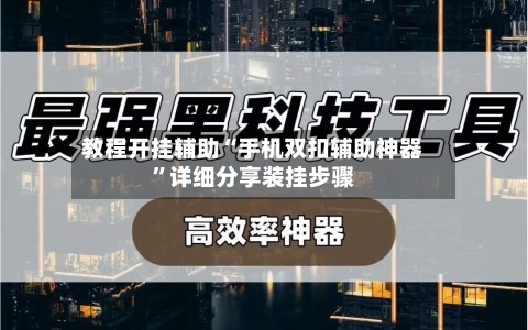 教程开挂辅助“手机双扣辅助神器”详细分享装挂步骤-第3张图片