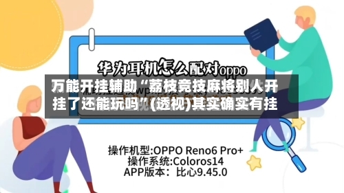 万能开挂辅助“荔枝竞技麻将别人开挂了还能玩吗”(透视)其实确实有挂-第3张图片
