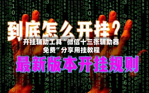 开挂辅助工具“微信十三张辅助器免费	”分享用挂教程-第2张图片