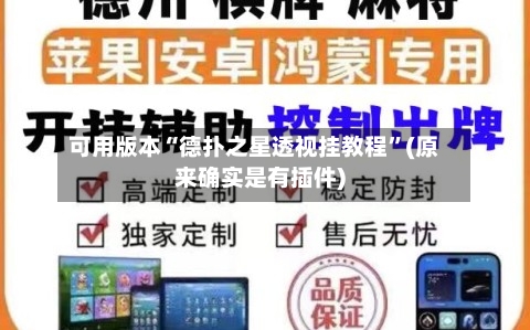 可用版本“德扑之星透视挂教程”(原来确实是有插件)