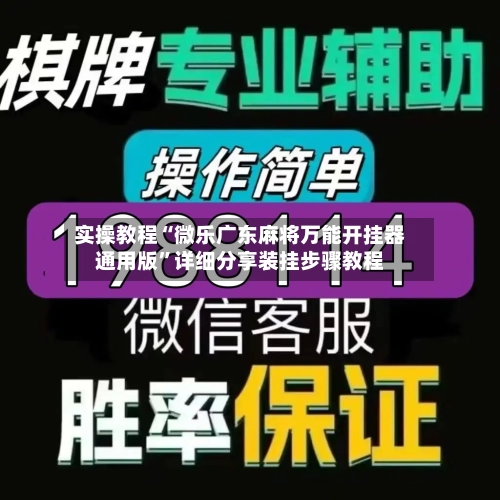实操教程“微乐广东麻将万能开挂器通用版	”详细分享装挂步骤教程-第2张图片