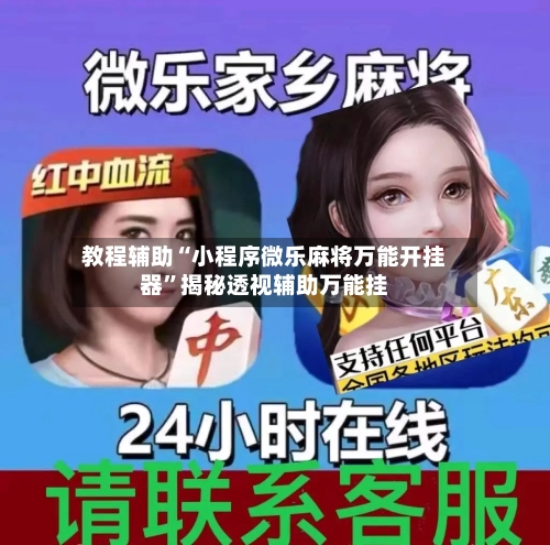 教程辅助“小程序微乐麻将万能开挂器”揭秘透视辅助万能挂-第3张图片