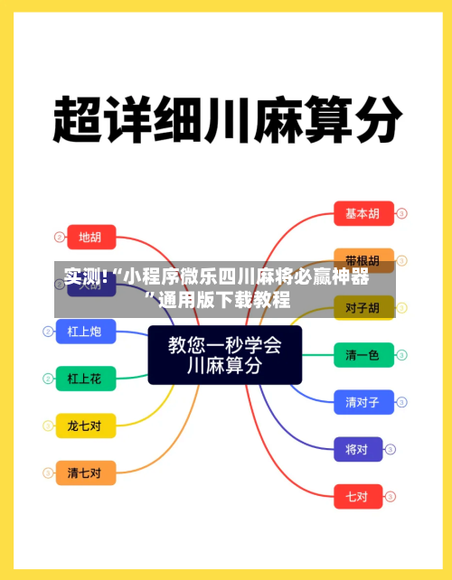 实测!“小程序微乐四川麻将必赢神器”通用版下载教程