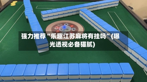 强力推荐“乐趣江苏麻将有挂吗	”(曝光透视必备猫腻)-第2张图片