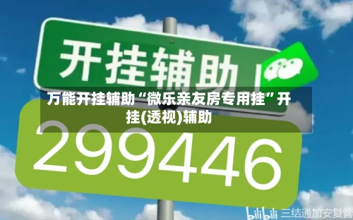 万能开挂辅助“微乐亲友房专用挂”开挂(透视)辅助