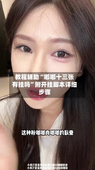 教程辅助“嘟嘟十三张有挂吗	”附开挂脚本详细步骤-第2张图片