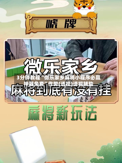 3分钟教程“微乐家乡麻将小程序必赢神器免费”作弊(透视)透视辅助-第3张图片