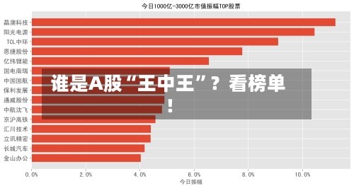 谁是A股“王中王”？看榜单！-第3张图片
