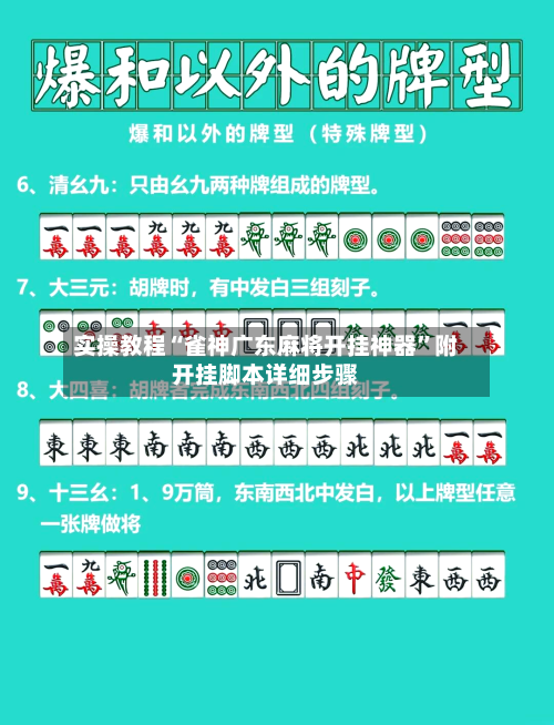 实操教程“雀神广东麻将开挂神器”附开挂脚本详细步骤-第2张图片