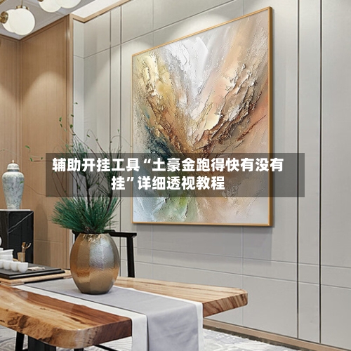 辅助开挂工具“土豪金跑得快有没有挂”详细透视教程