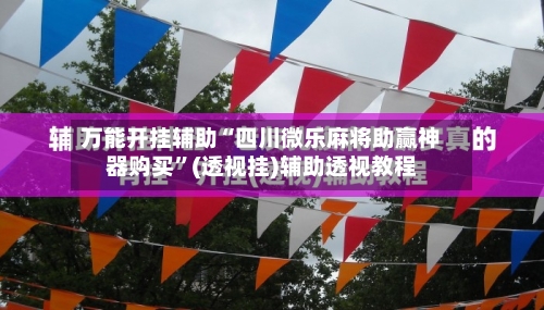 万能开挂辅助“四川微乐麻将助赢神器购买”(透视挂)辅助透视教程-第2张图片
