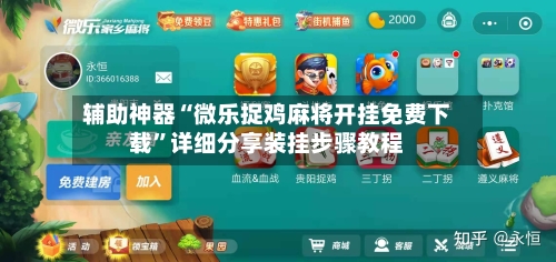 辅助神器“微乐捉鸡麻将开挂免费下载”详细分享装挂步骤教程-第2张图片