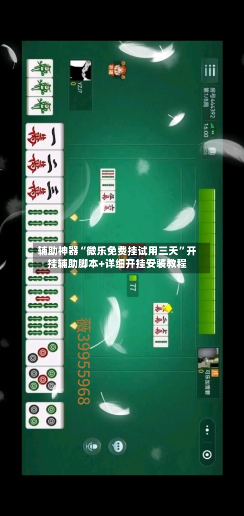 辅助神器“微乐免费挂试用三天”开挂辅助脚本+详细开挂安装教程