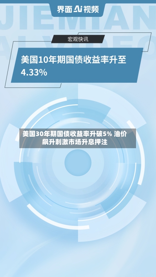 美国30年期国债收益率升破5% 油价飙升刺激市场升息押注-第2张图片