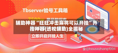 辅助神器“旺旺冲击麻将可以开挂”开挂神器{透视辅助}全揭秘-第2张图片