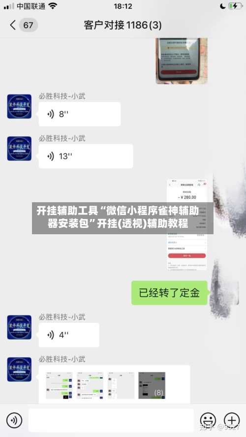 开挂辅助工具“微信小程序雀神辅助器安装包”开挂(透视)辅助教程-第2张图片
