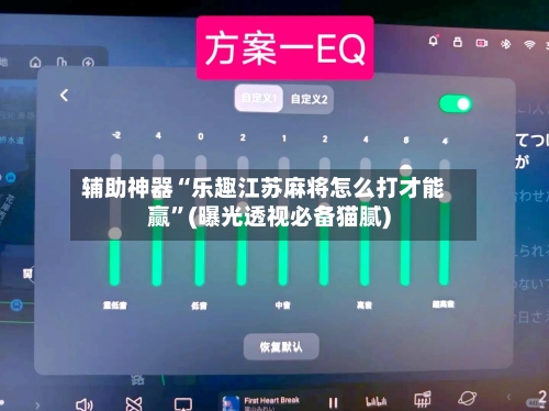 辅助神器“乐趣江苏麻将怎么打才能赢”(曝光透视必备猫腻)-第3张图片