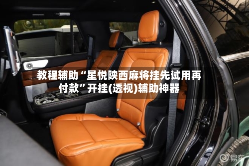 教程辅助“星悦陕西麻将挂先试用再付款”开挂(透视)辅助神器-第2张图片