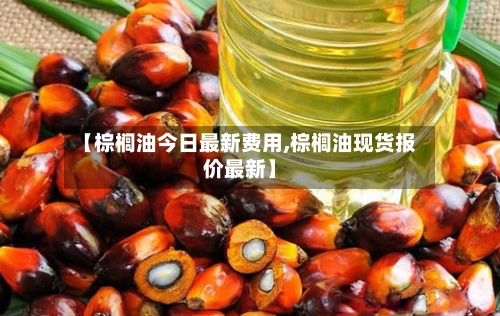 【棕榈油今日最新费用,棕榈油现货报价最新】-第3张图片