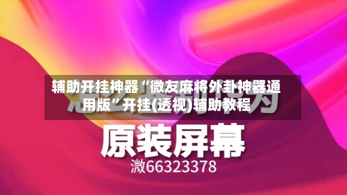 辅助开挂神器“微友麻将外卦神器通用版”开挂(透视)辅助教程-第2张图片