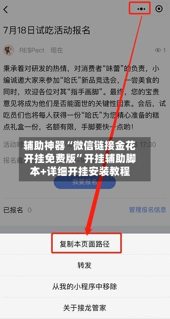 辅助神器“微信链接金花开挂免费版	”开挂辅助脚本+详细开挂安装教程-第2张图片