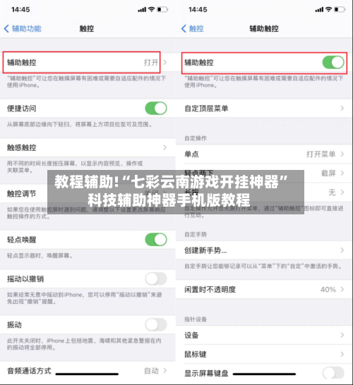 教程辅助!“七彩云南游戏开挂神器”科技辅助神器手机版教程-第2张图片