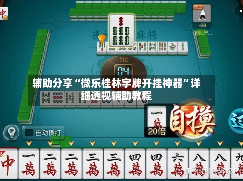 辅助分享“微乐桂林字牌开挂神器”详细透视辅助教程-第1张图片