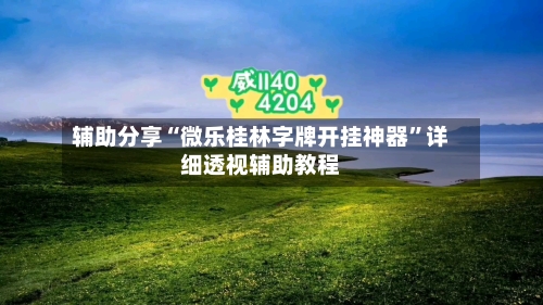 辅助分享“微乐桂林字牌开挂神器	”详细透视辅助教程-第2张图片