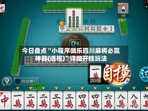 今日盘点“小程序微乐四川麻将必赢神器(透视)”详细开挂玩法