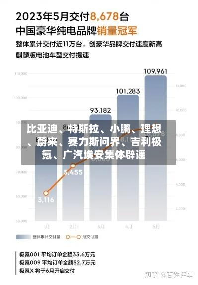 比亚迪、特斯拉、小鹏、理想、蔚来、赛力斯问界、吉利极氪、广汽埃安集体辟谣
